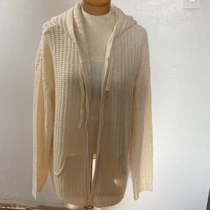 Cozy Cream Hooded Cardigan